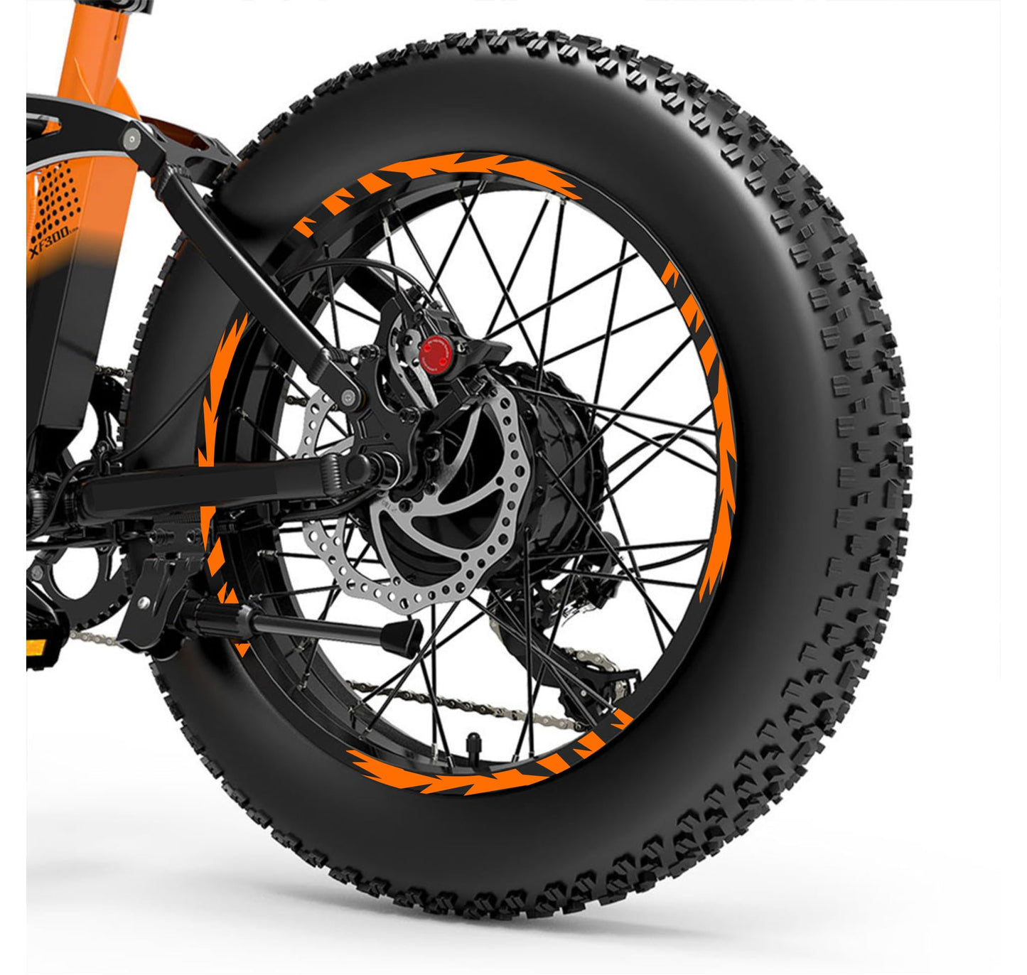 bici mtb cerchi adesivi set adesivi decal vinile