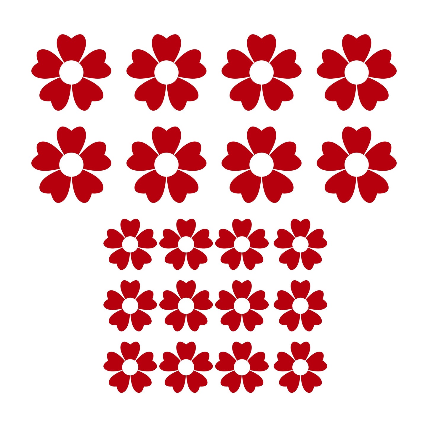 set adesivi decal vinile