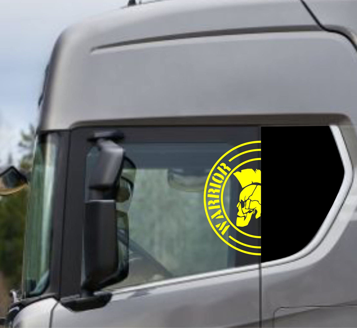 DualColorStampe Adesivi Compatibili con Scania Daf Iveco Man Camion accessori camion stickers camion finestrino WARRIOR COD.0302 a €21.99 solo da DualColorStampe