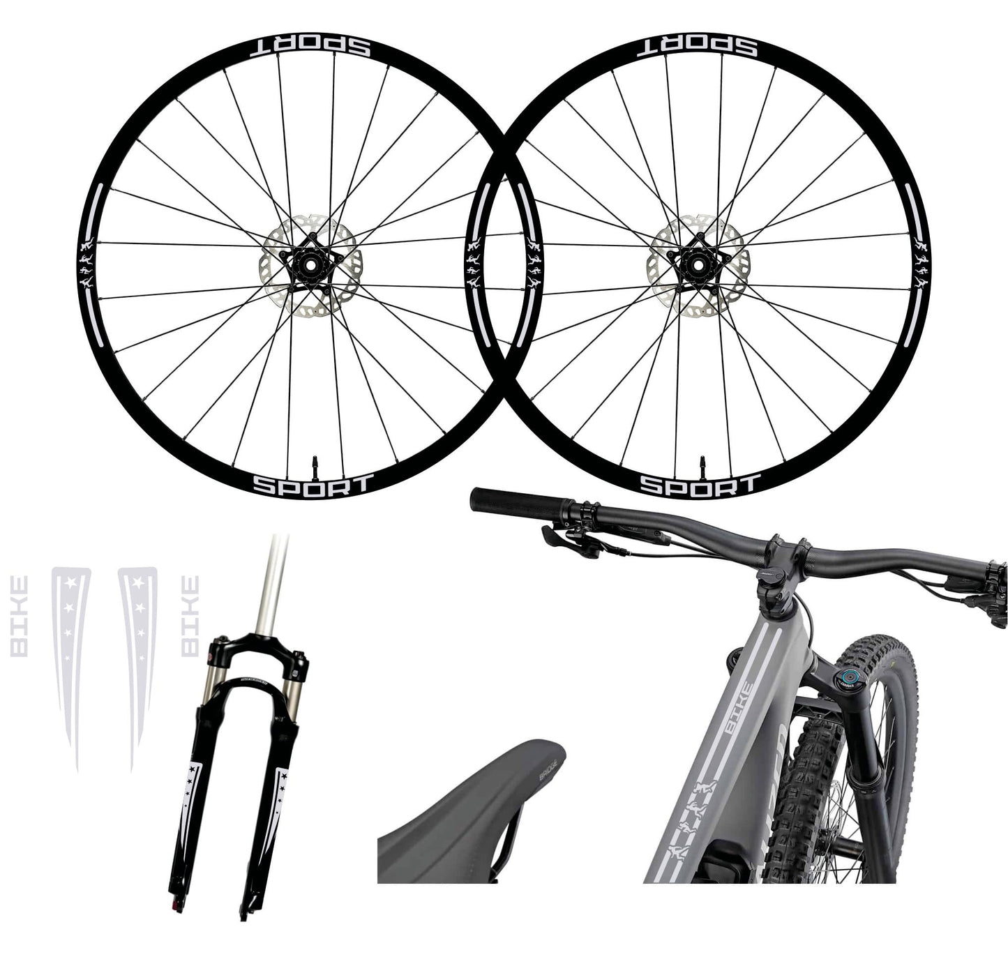 set adesivi decal vinile