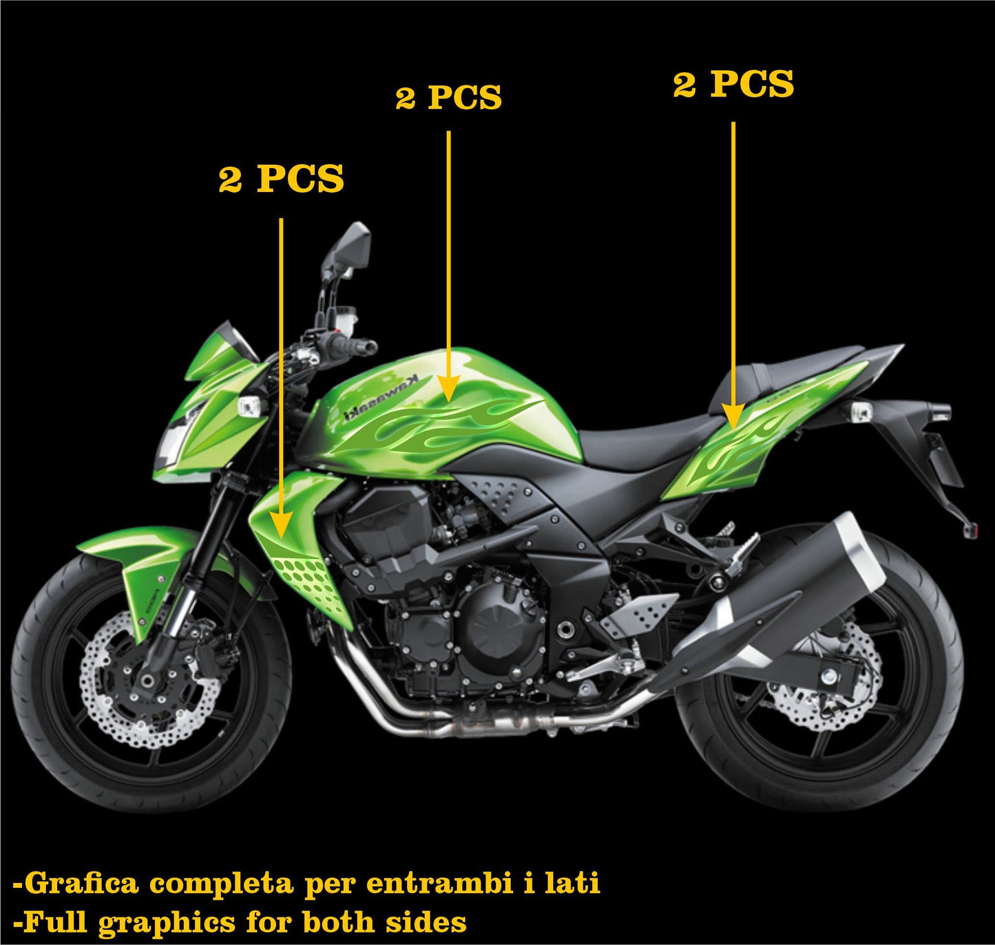 set adesivi decal vinile