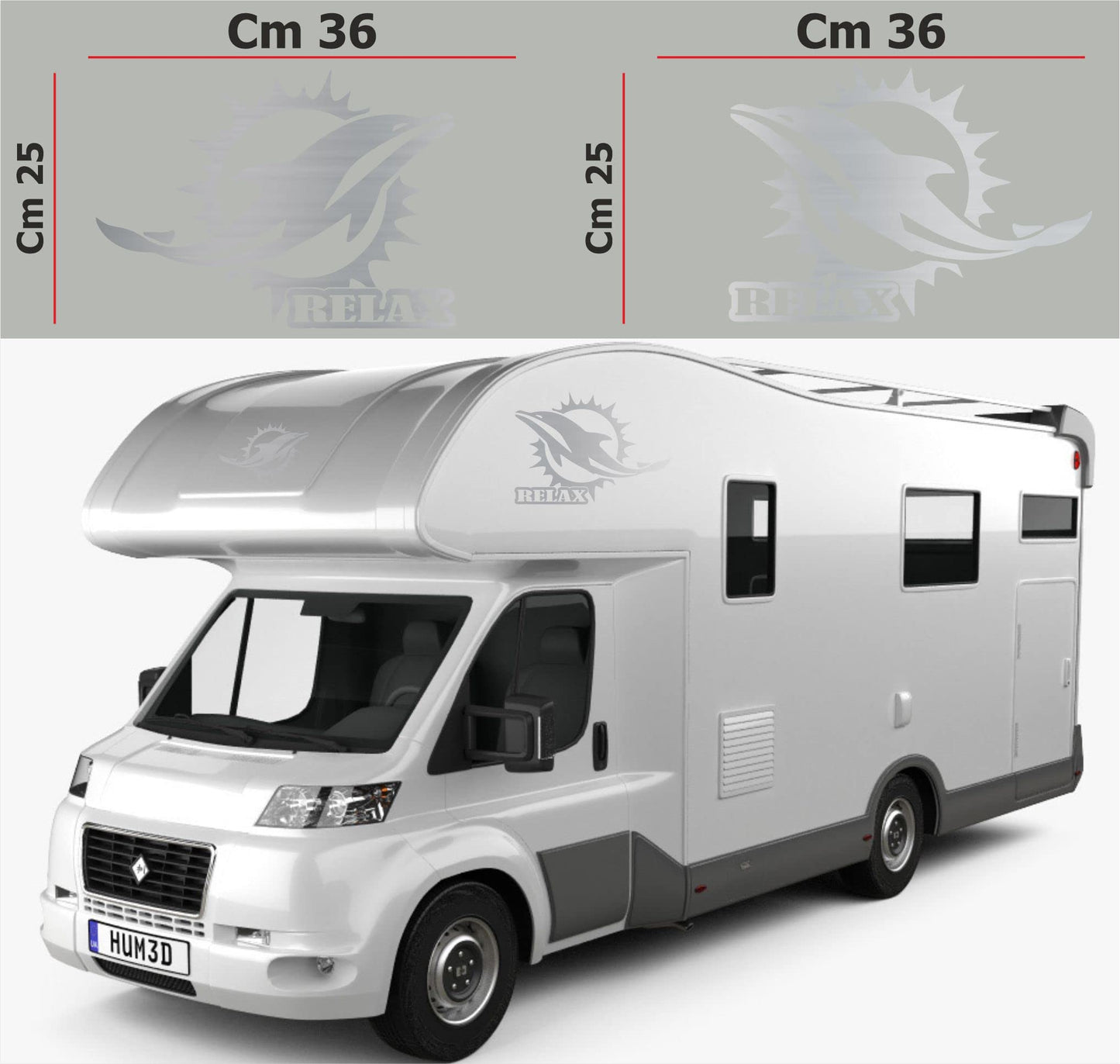 set adesivi decal vinile