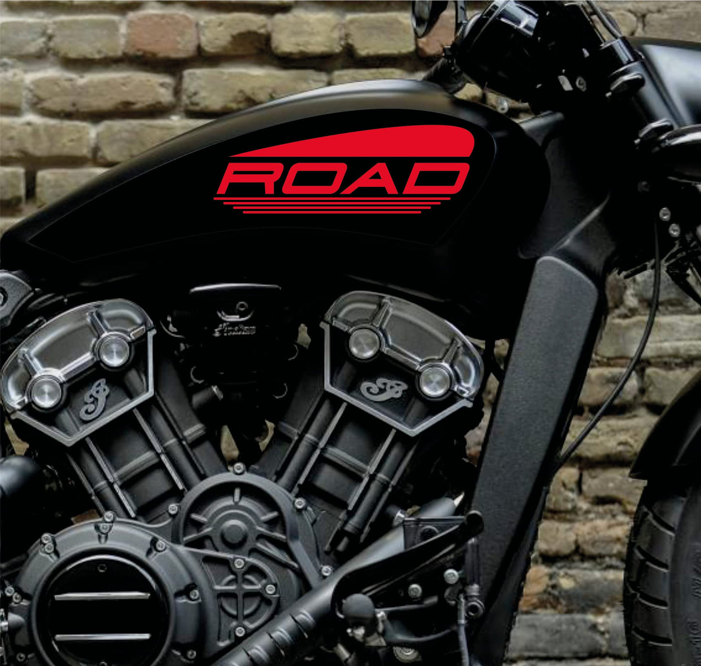 DualColorStampe Adesivi Compatibili con Indian motorcycle moto serbatoio DX-SX stickers Moto Motorbike ROAD COD.M0271 a €20.99 solo da DualColorStampe