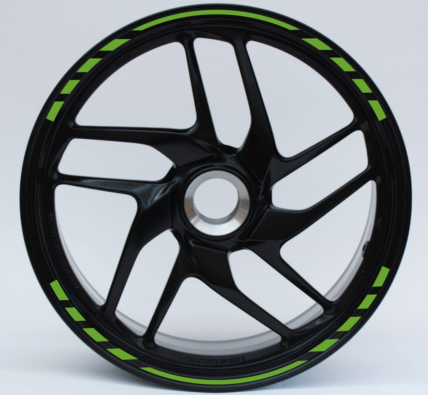 DualColorStampe Confezione Adesivi Set Completo di Cerchi Strisce per Moto per 2 Ruote da 17'' pollici strips Design Sportivo COD.D0063 a €12.99 solo da DualColorStampe
