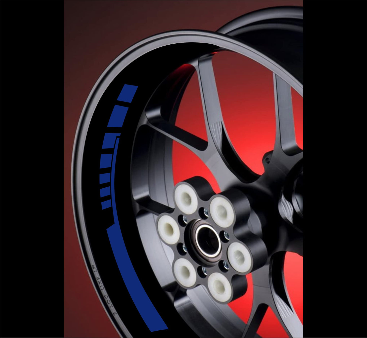 moto cerchi adesivi set adesivi decal vinile