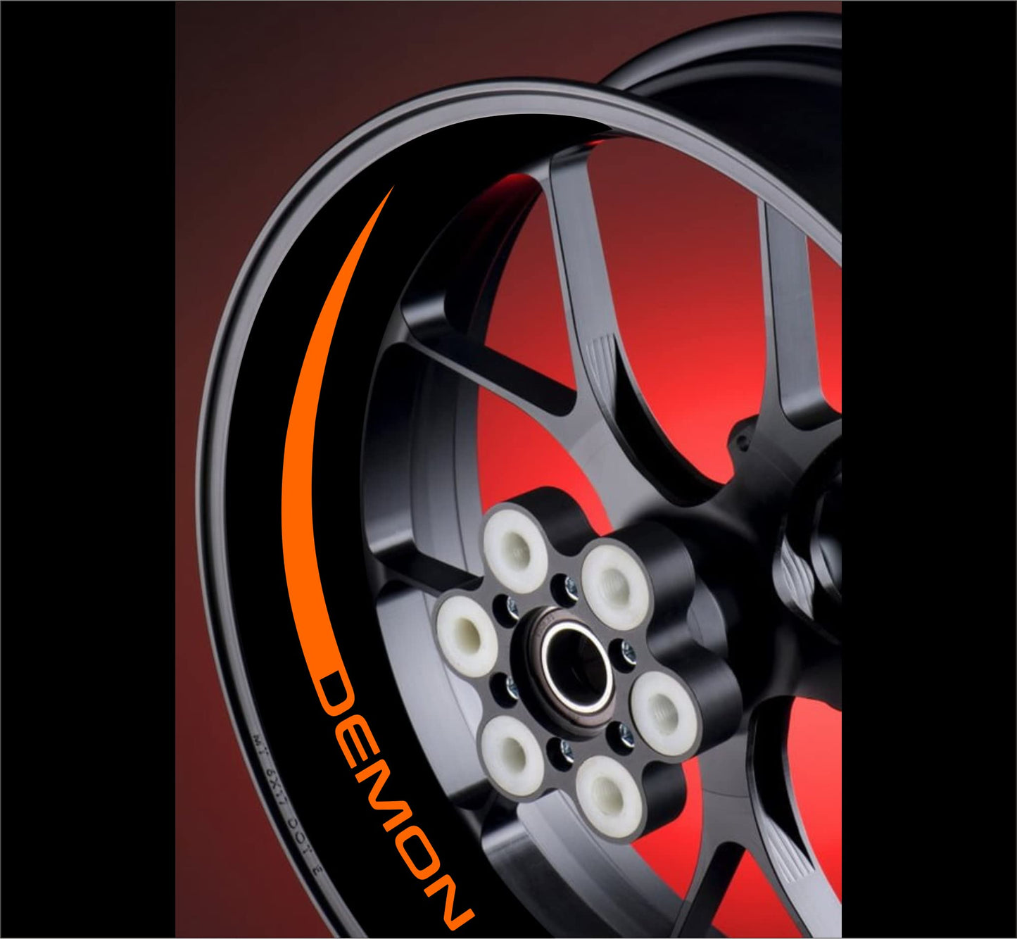 moto cerchi adesivi set adesivi decal vinile