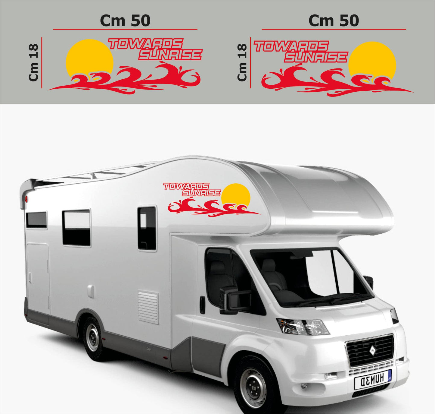 set adesivi decal vinile