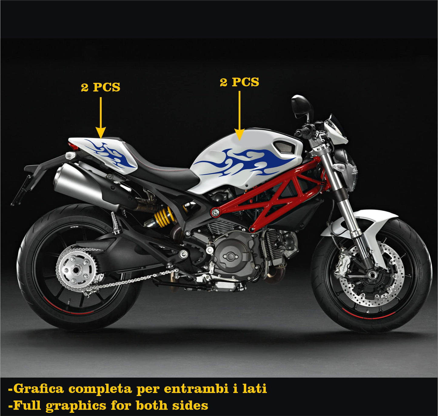 set adesivi decal vinile