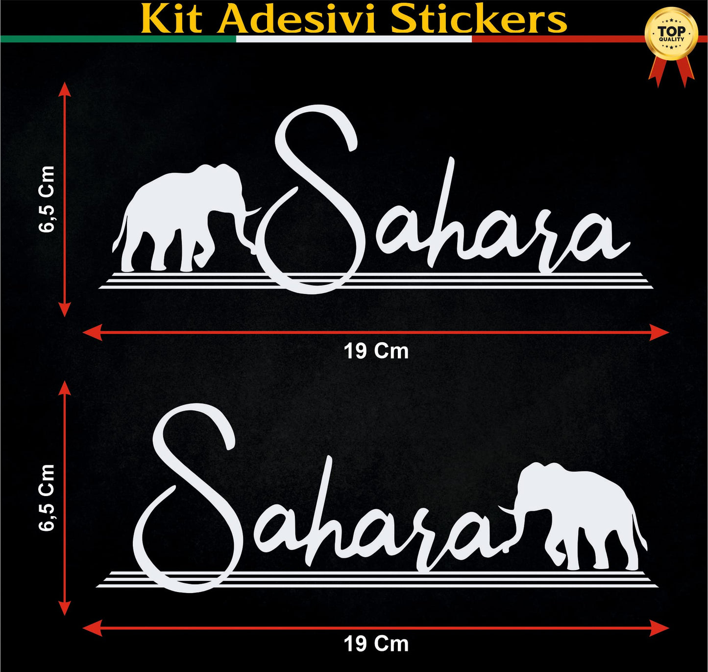 set adesivi decal vinile