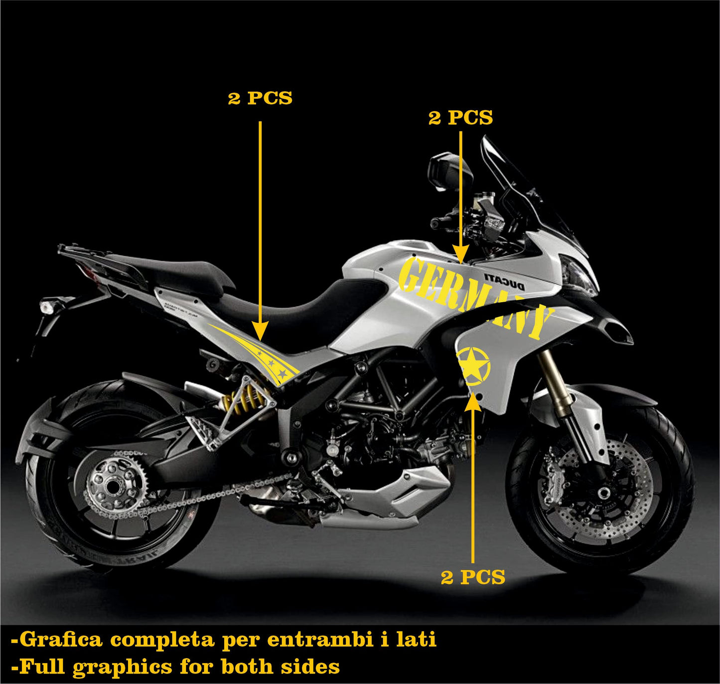 set adesivi decal vinile
