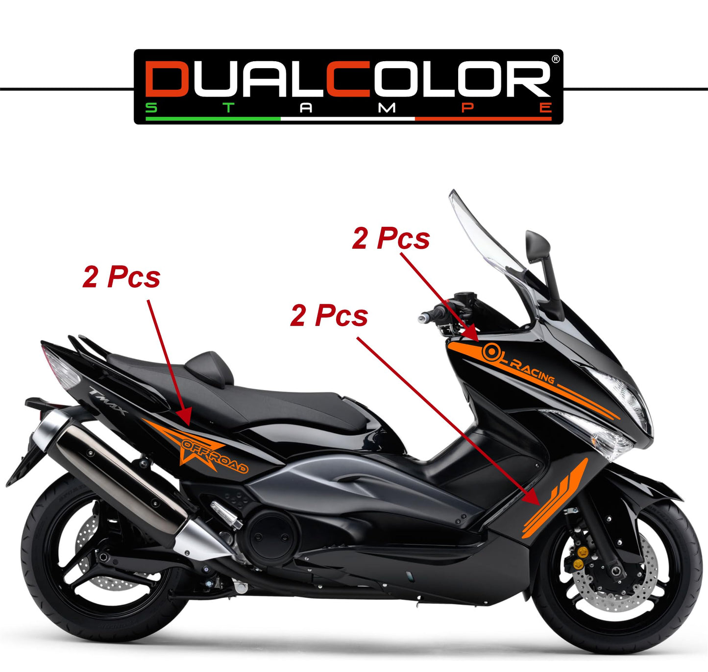 set adesivi decal vinile