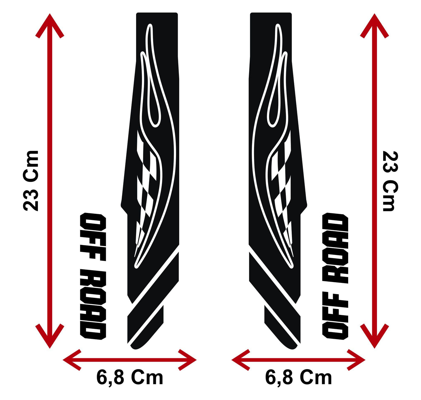 set adesivi decal vinile