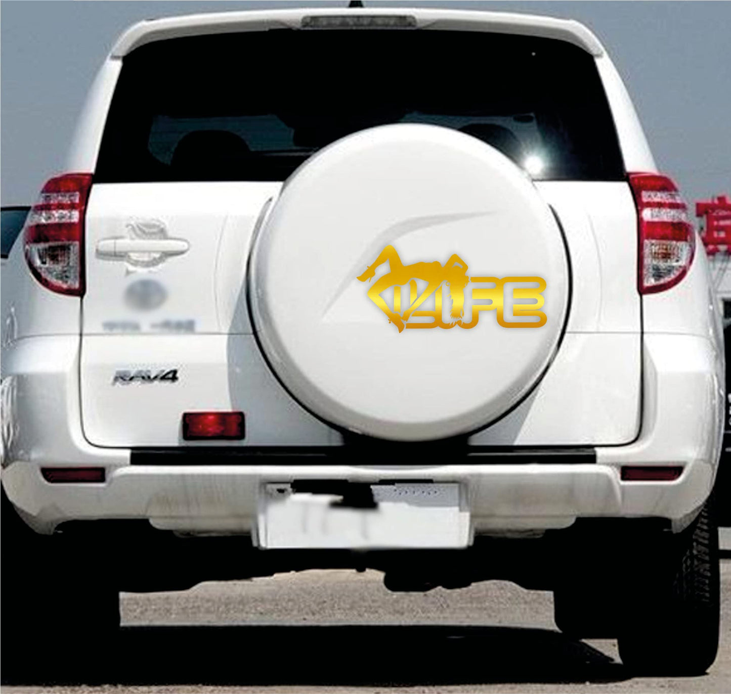 DualColorStampe Adesivi Compatibili con Toyota Rav4 Rav-4 Auto ruota di scorta copertura decalcomanie adesivi Auto decorazione adesivi accessori LIFE DONNA SEX COD.0335 a €14.99 solo da DualColorStampe