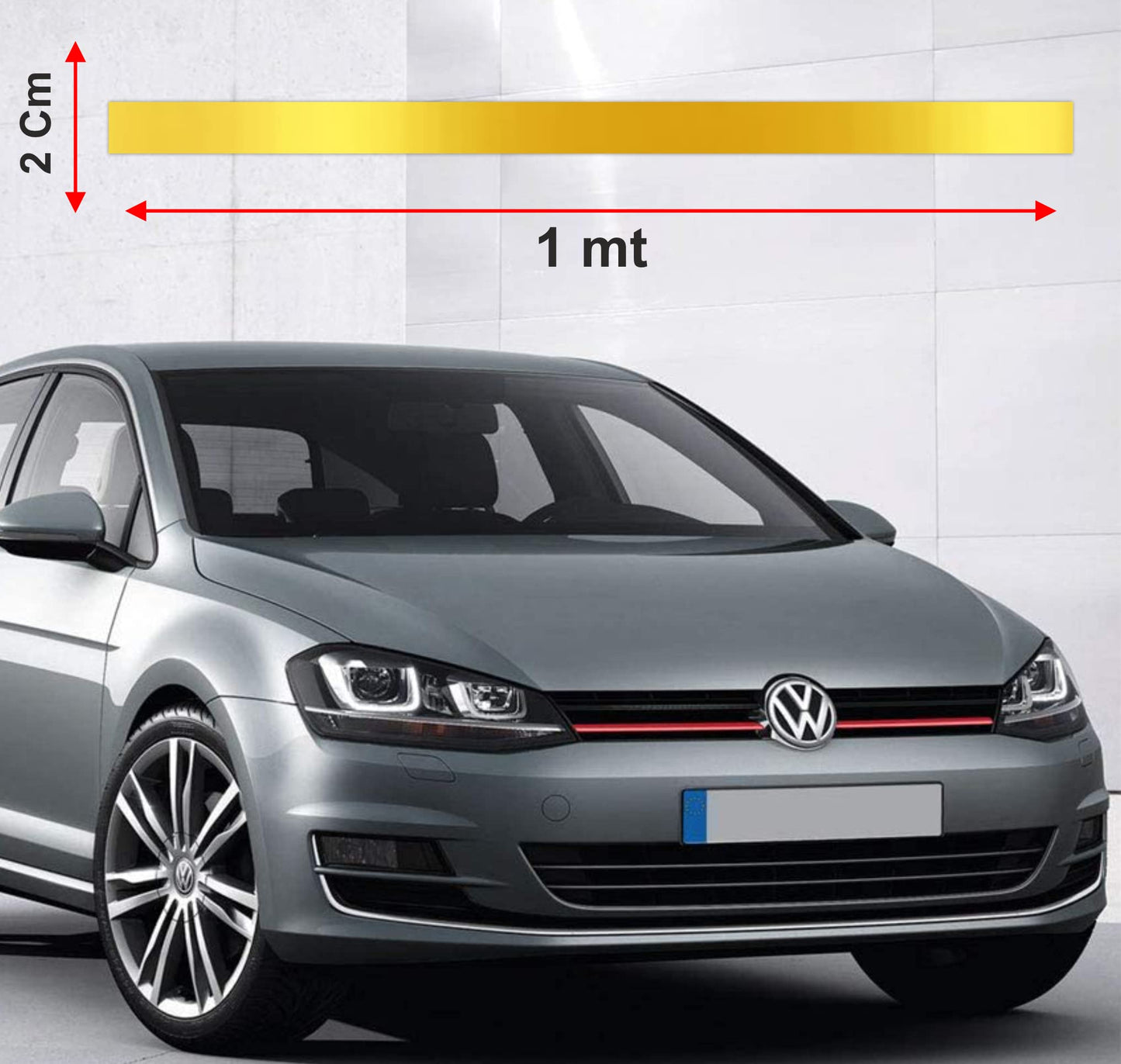 DualColorStampe Adesivi Compatibili con Golf 7 sport mask Vinile decalcomania mascherina auto stickers accessori auto decorazione COD.0193 a €9.99 solo da DualColorStampe