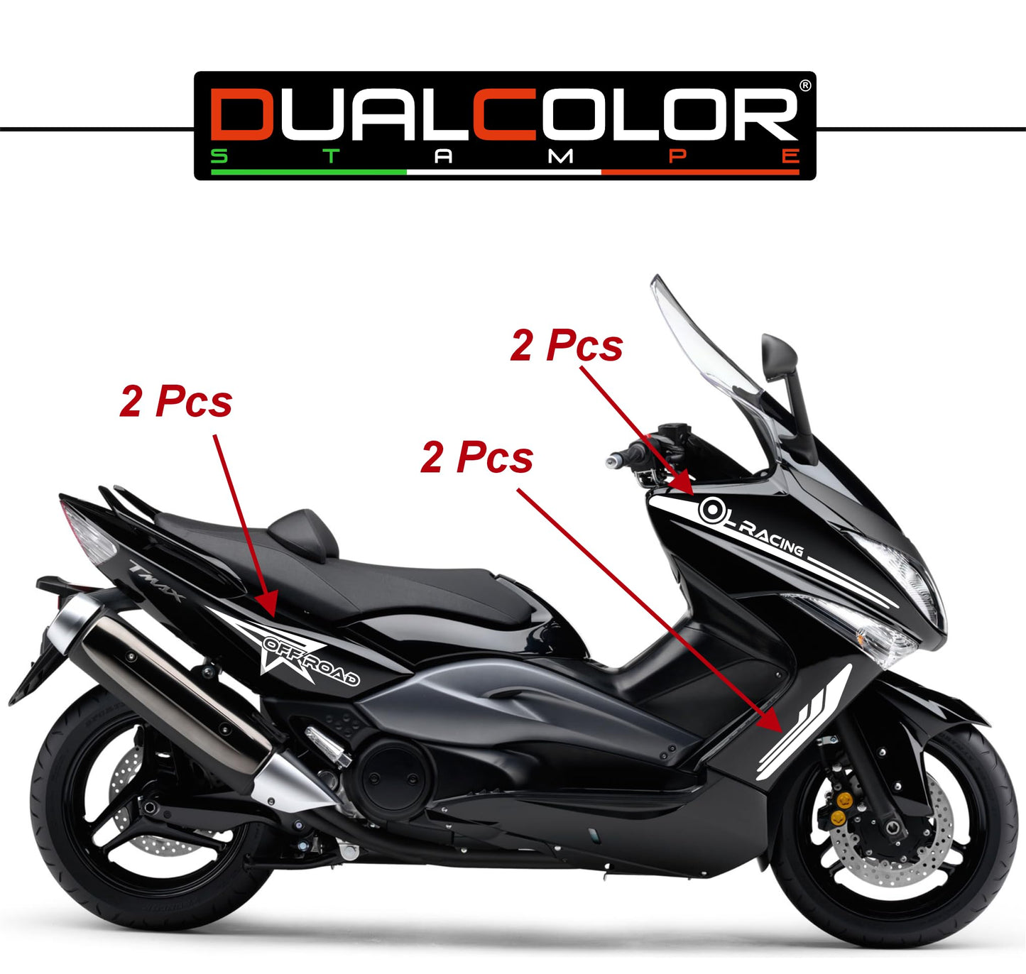 set adesivi decal vinile