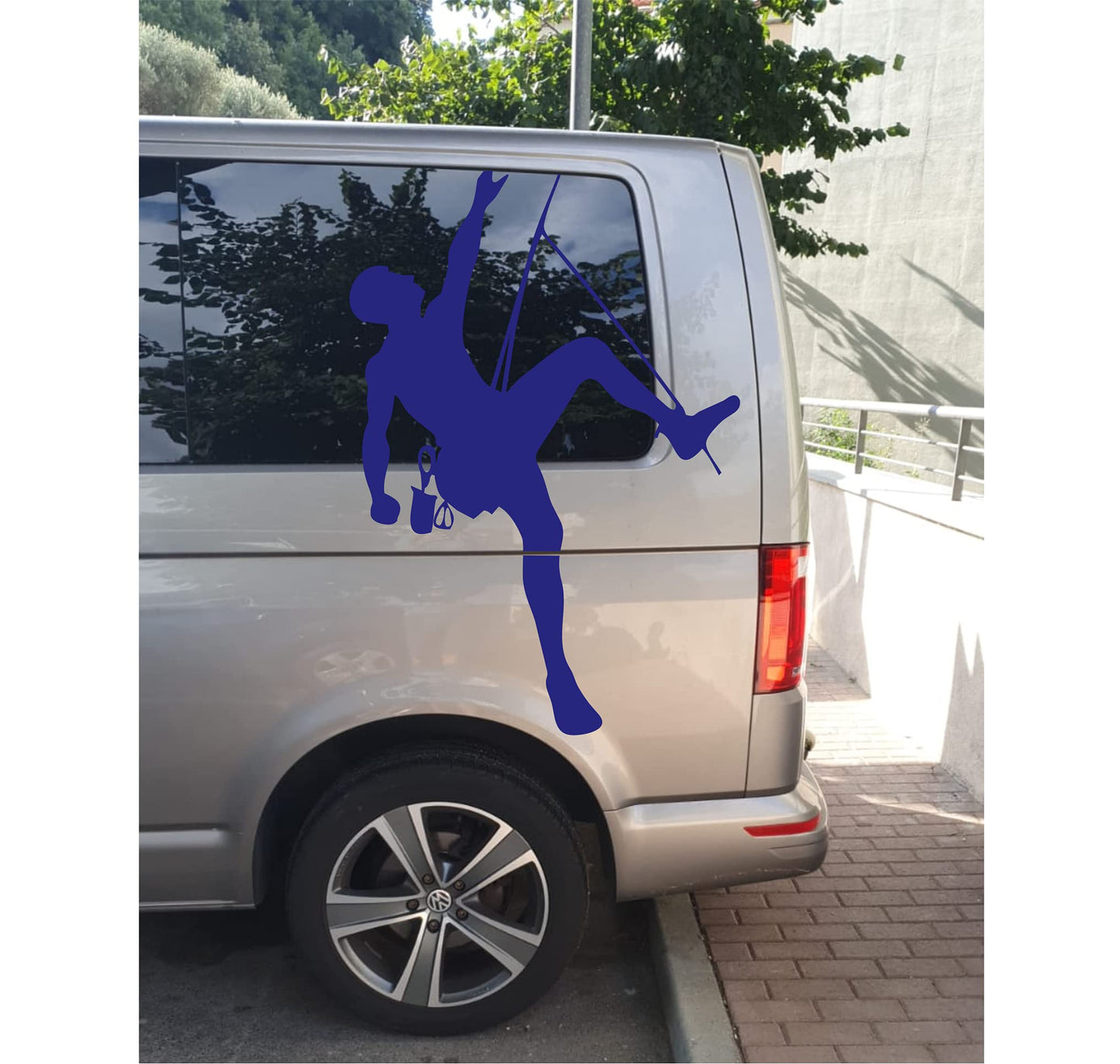 Adesivo SPORT MONTANO MONTAGNA stickers scalata scalatore Decalcomanie Home Design Art Decor accessori Adesivo per furgone-Vinile colore a scelta COD.0105 a €45.00 solo da DualColorStampe