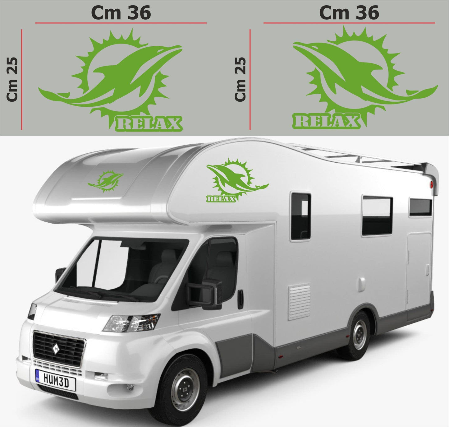 set adesivi decal vinile