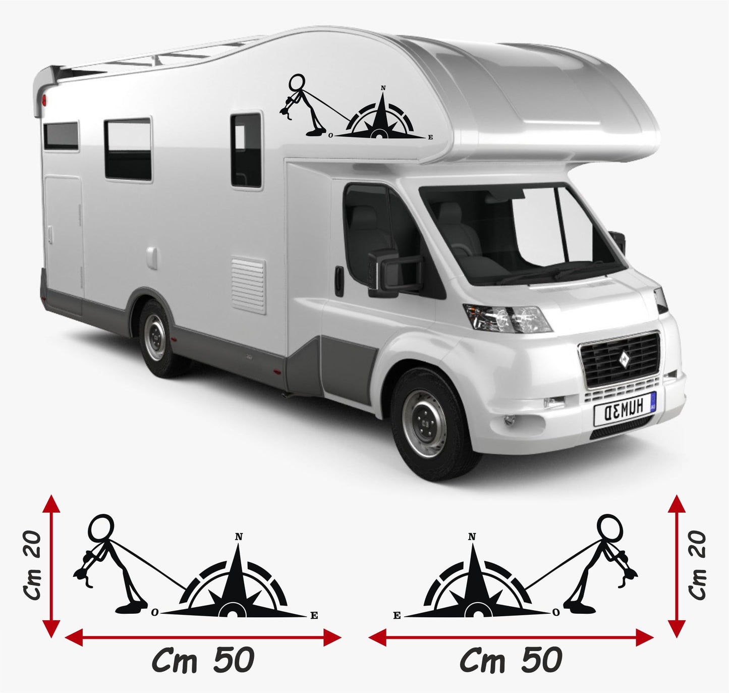 set adesivi decal vinile