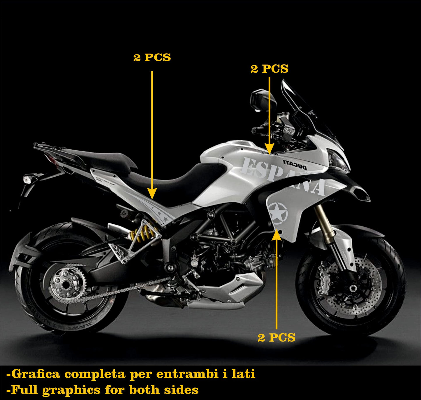 set adesivi decal vinile