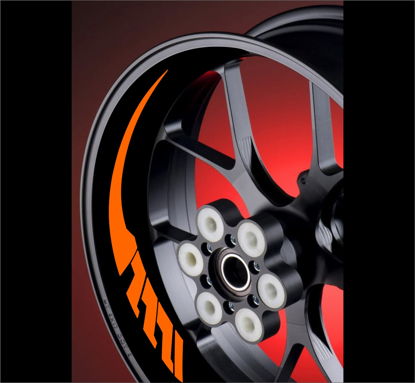 moto cerchi adesivi set adesivi decal vinile