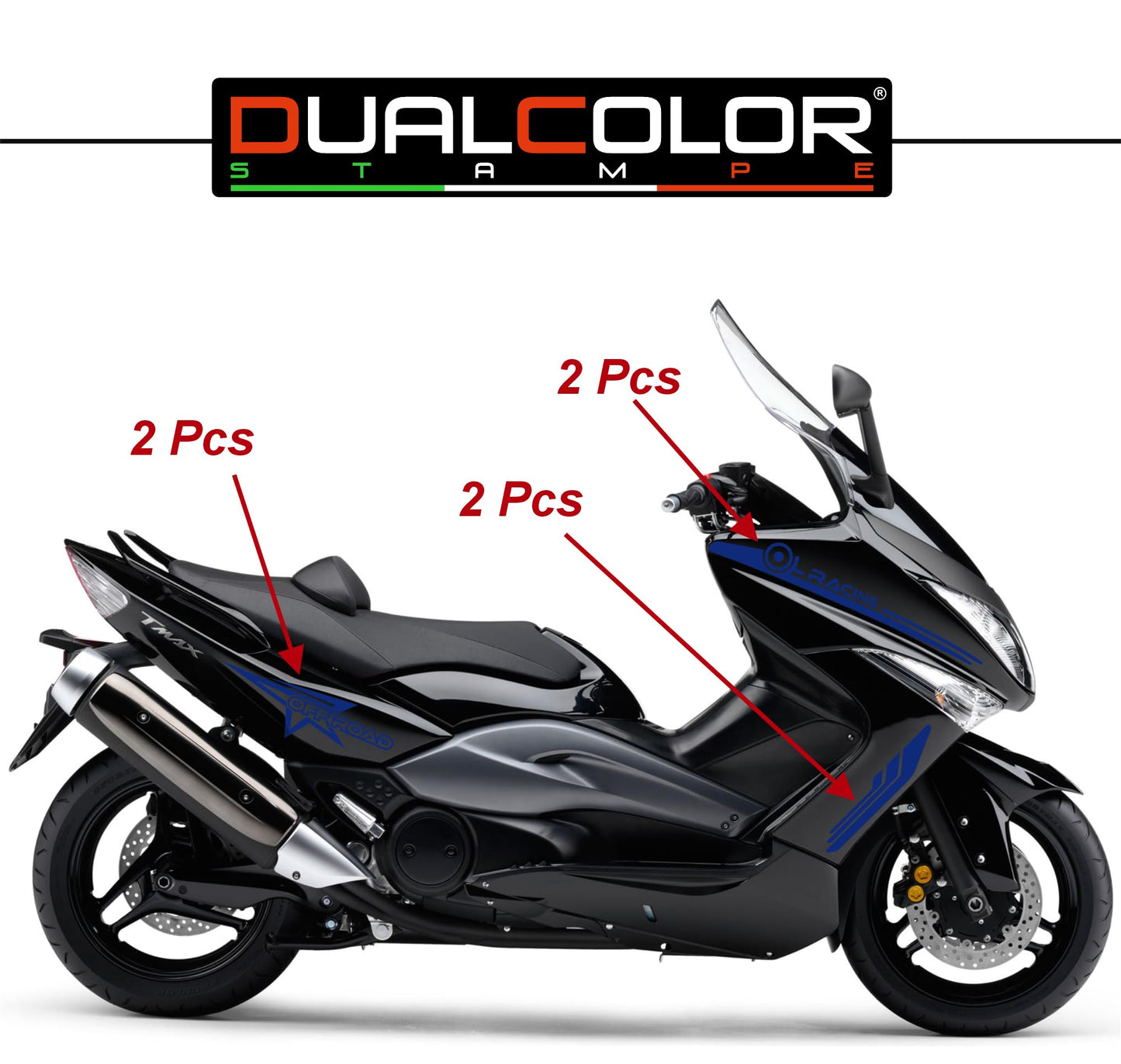 set adesivi decal vinile