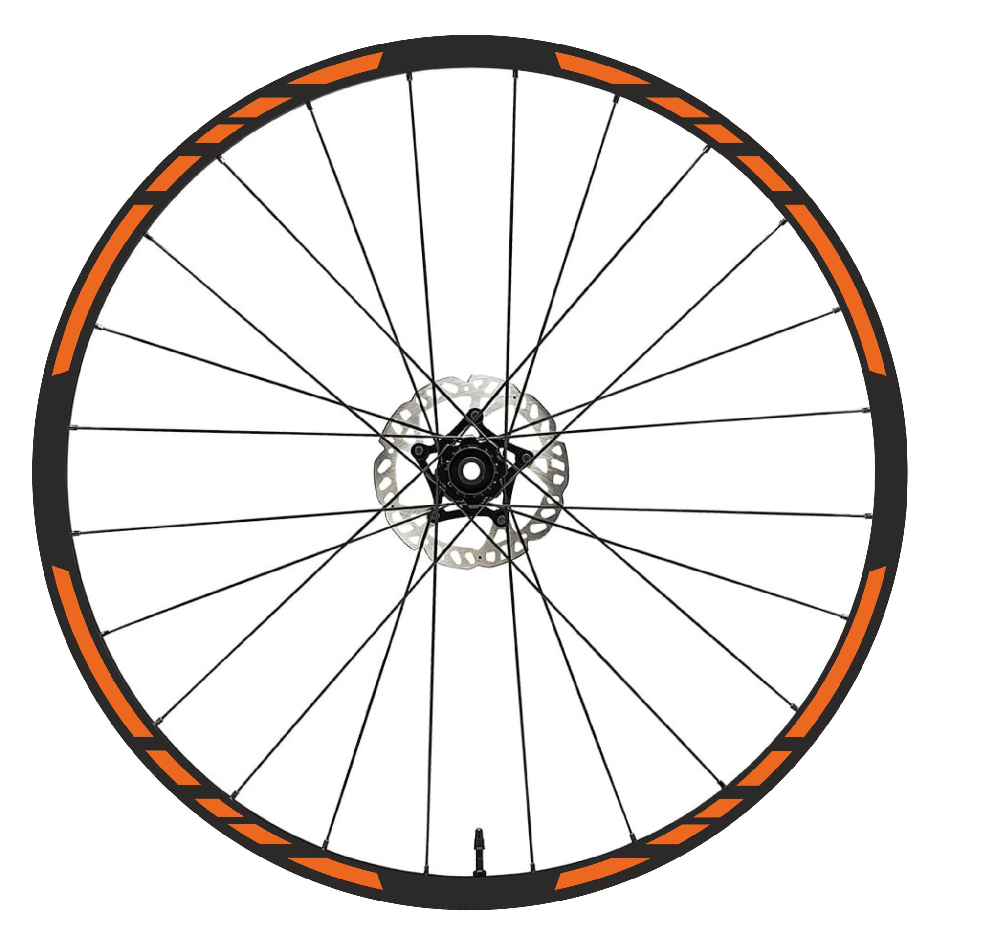 Kit Adesivi Per Cerchi Bici MTB - 28-29 Pollici, Bianco Opaco, PVC Resistente - Foto 5