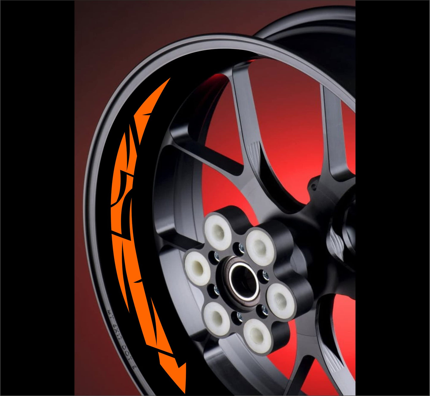 moto cerchi adesivi set adesivi decal vinile