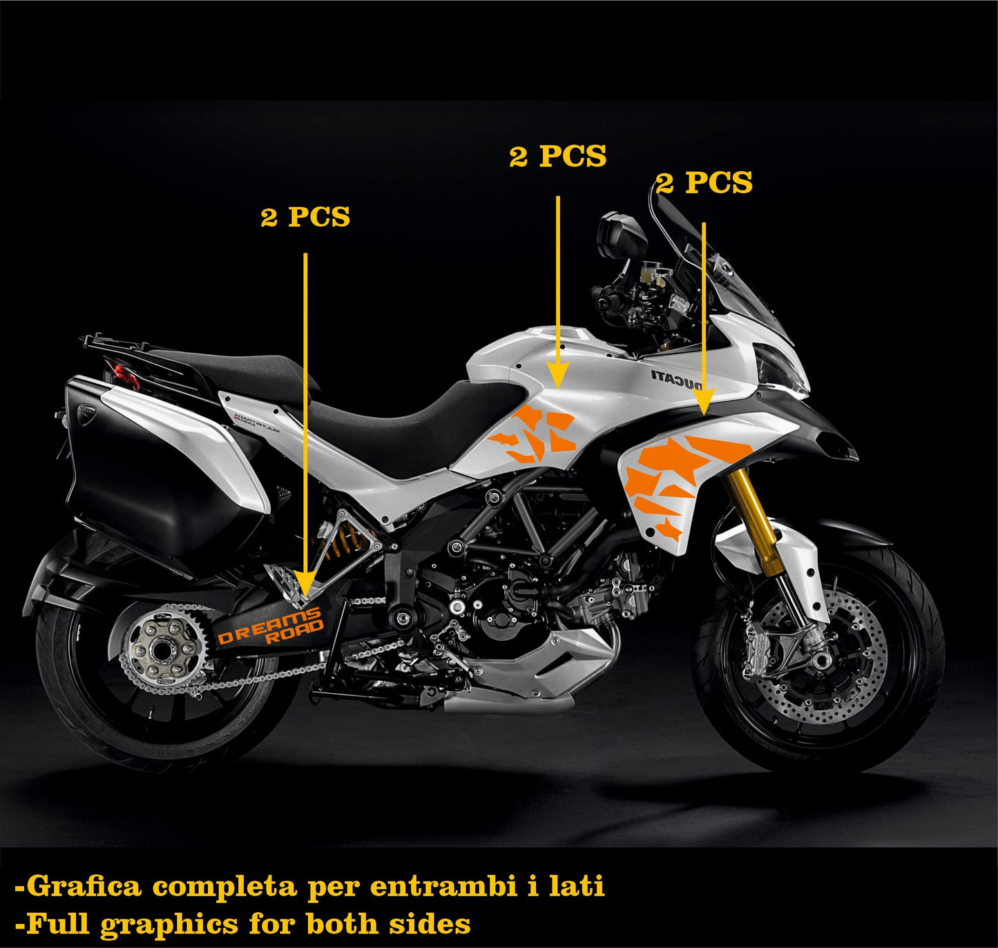 set adesivi decal vinile
