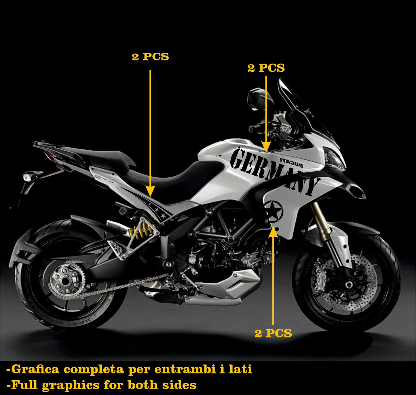 set adesivi decal vinile