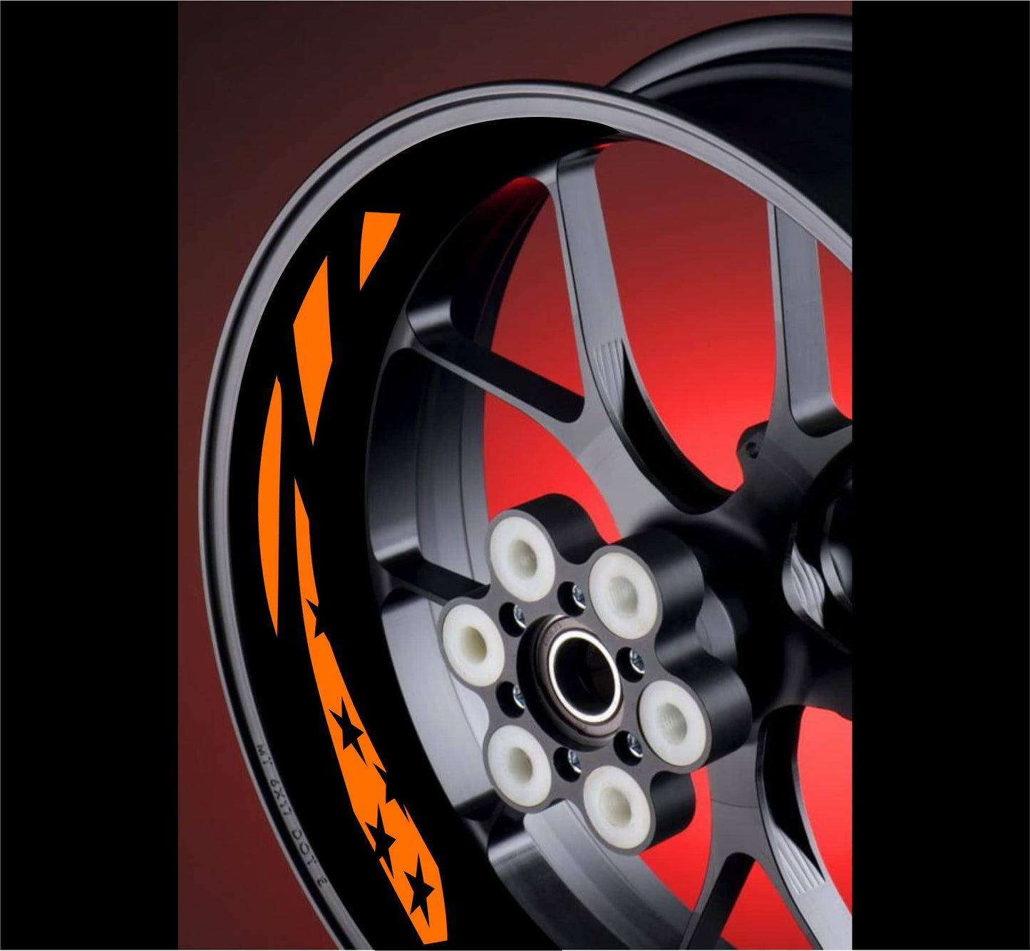 moto cerchi adesivi set adesivi decal vinile