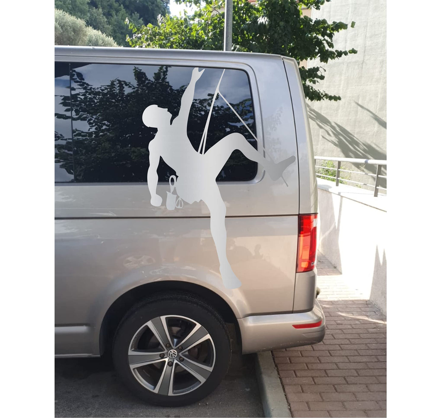 Adesivo SPORT MONTANO MONTAGNA stickers scalata scalatore Decalcomanie Home Design Art Decor accessori Adesivo per furgone-Vinile colore a scelta COD.0105 a €45.00 solo da DualColorStampe