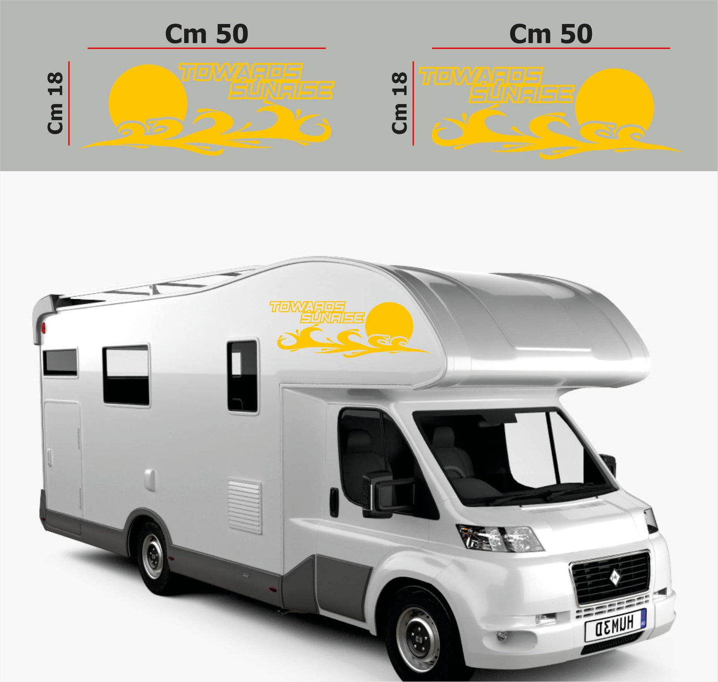 set adesivi decal vinile