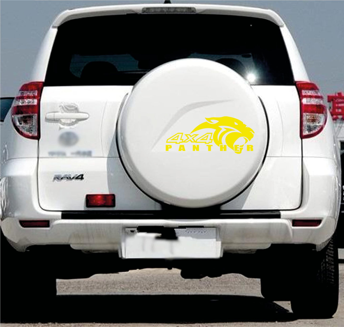 DualColorStampe Adesivi Compatibili con Toyota Rav4 Rav-4 Auto ruota di scorta copertura decalcomanie adesivi Auto decorazione adesivi accessori Panther COD.0328 a €16.99 solo da DualColorStampe