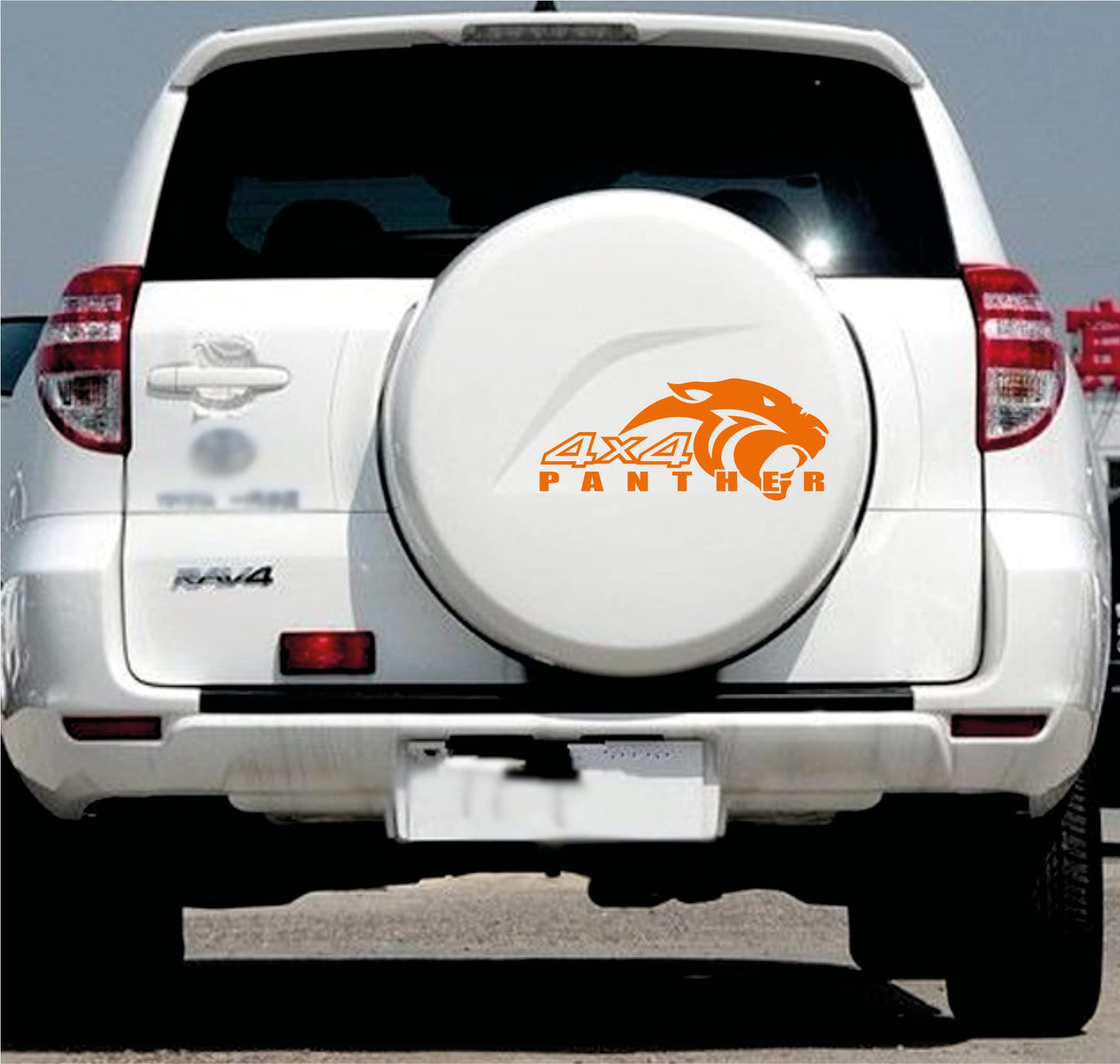 DualColorStampe Adesivi Compatibili con Toyota Rav4 Rav-4 Auto ruota di scorta copertura decalcomanie adesivi Auto decorazione adesivi accessori Panther COD.0328 a €14.99 solo da DualColorStampe