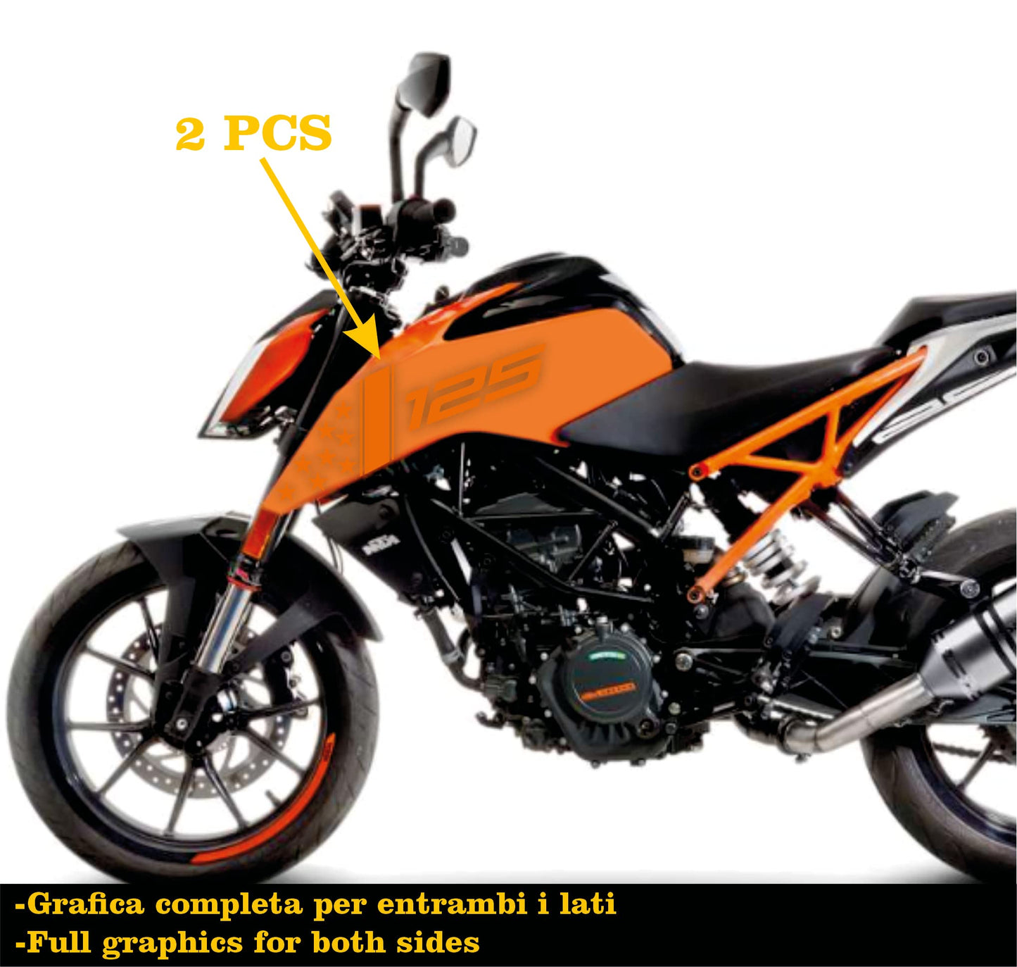 set adesivi decal vinile