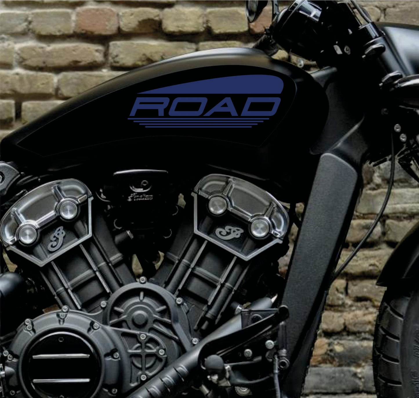 DualColorStampe Adesivi Compatibili con Indian motorcycle moto serbatoio DX-SX stickers Moto Motorbike ROAD COD.M0271 a €18.99 solo da DualColorStampe
