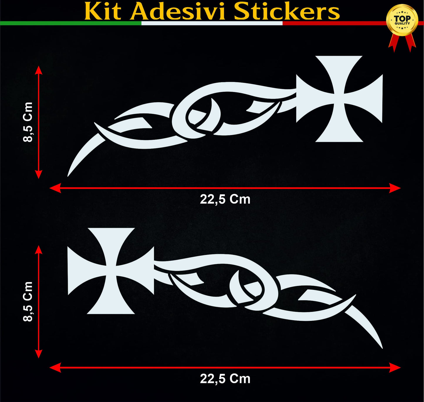 set adesivi decal vinile