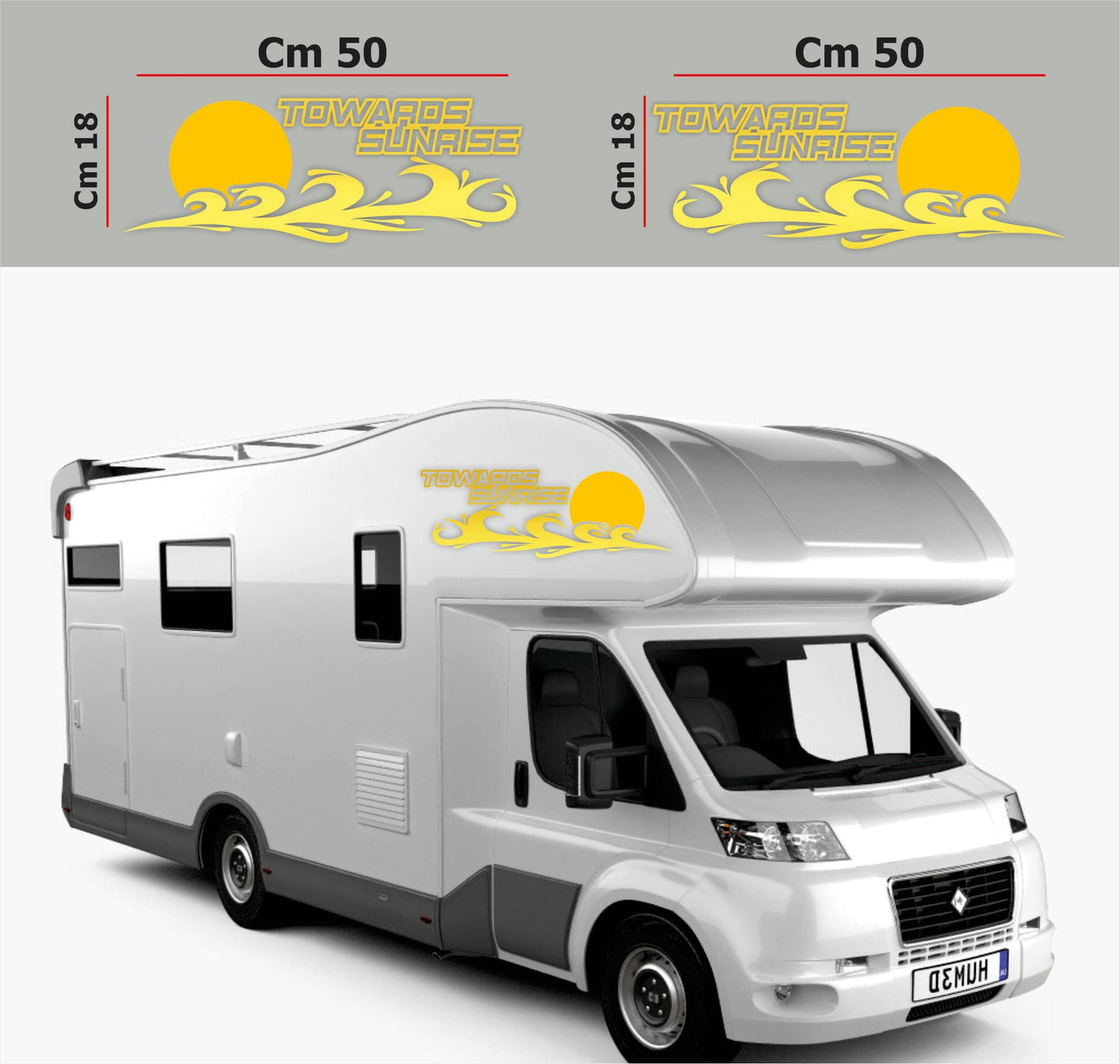 set adesivi decal vinile