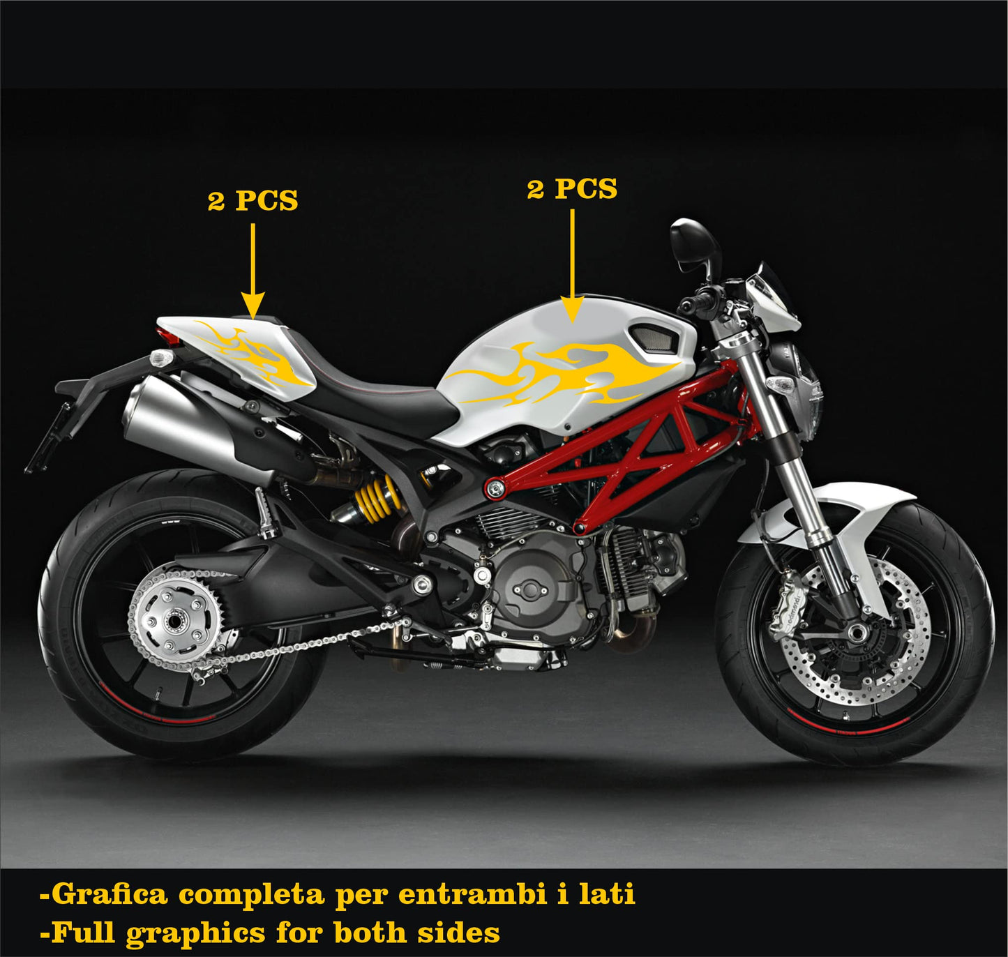 set adesivi decal vinile