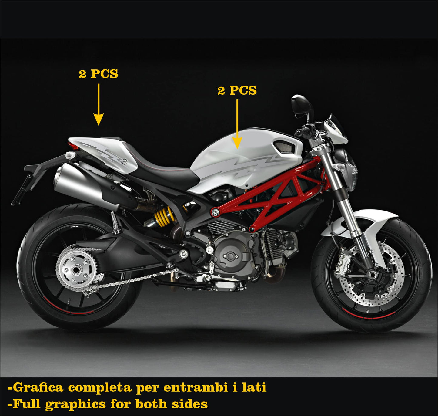 set adesivi decal vinile