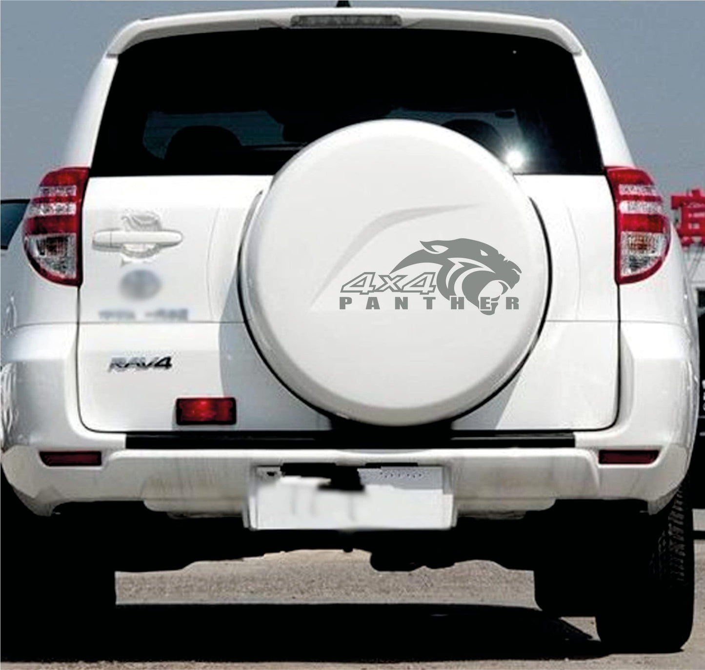 DualColorStampe Adesivi Compatibili con Toyota Rav4 Rav-4 Auto ruota di scorta copertura decalcomanie adesivi Auto decorazione adesivi accessori Panther COD.0328 a €14.99 solo da DualColorStampe