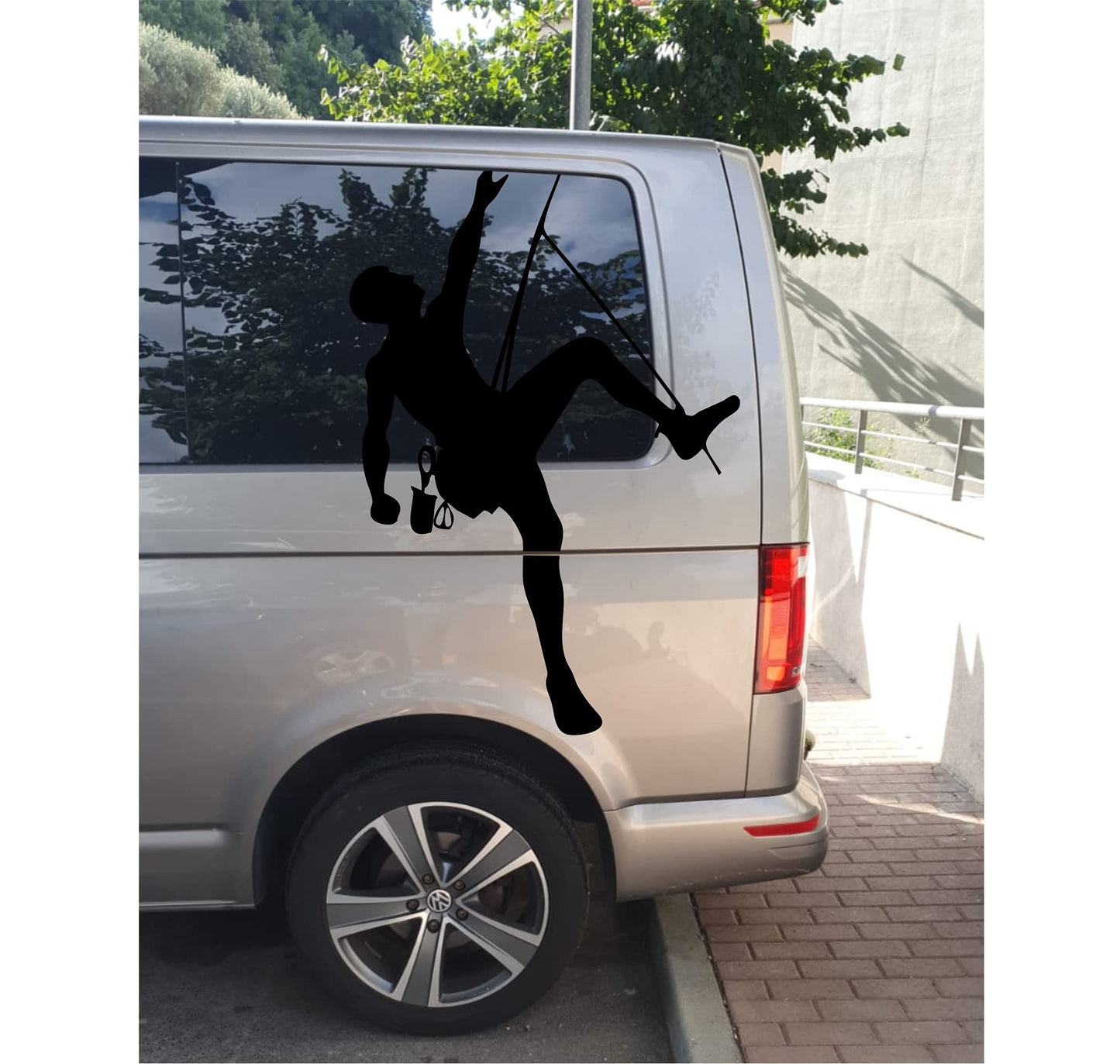 Adesivo SPORT MONTANO MONTAGNA stickers scalata scalatore Decalcomanie Home Design Art Decor accessori Adesivo per furgone-Vinile colore a scelta COD.0105 a €45.00 solo da DualColorStampe
