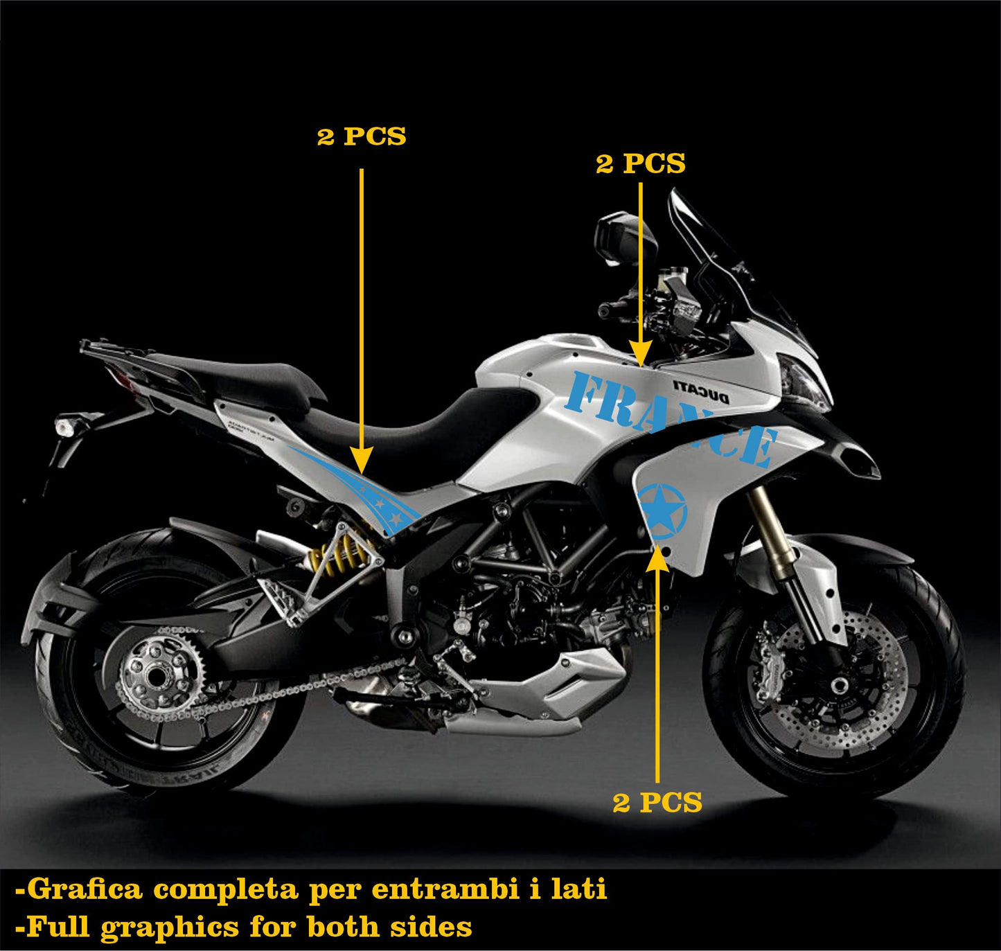 set adesivi decal vinile