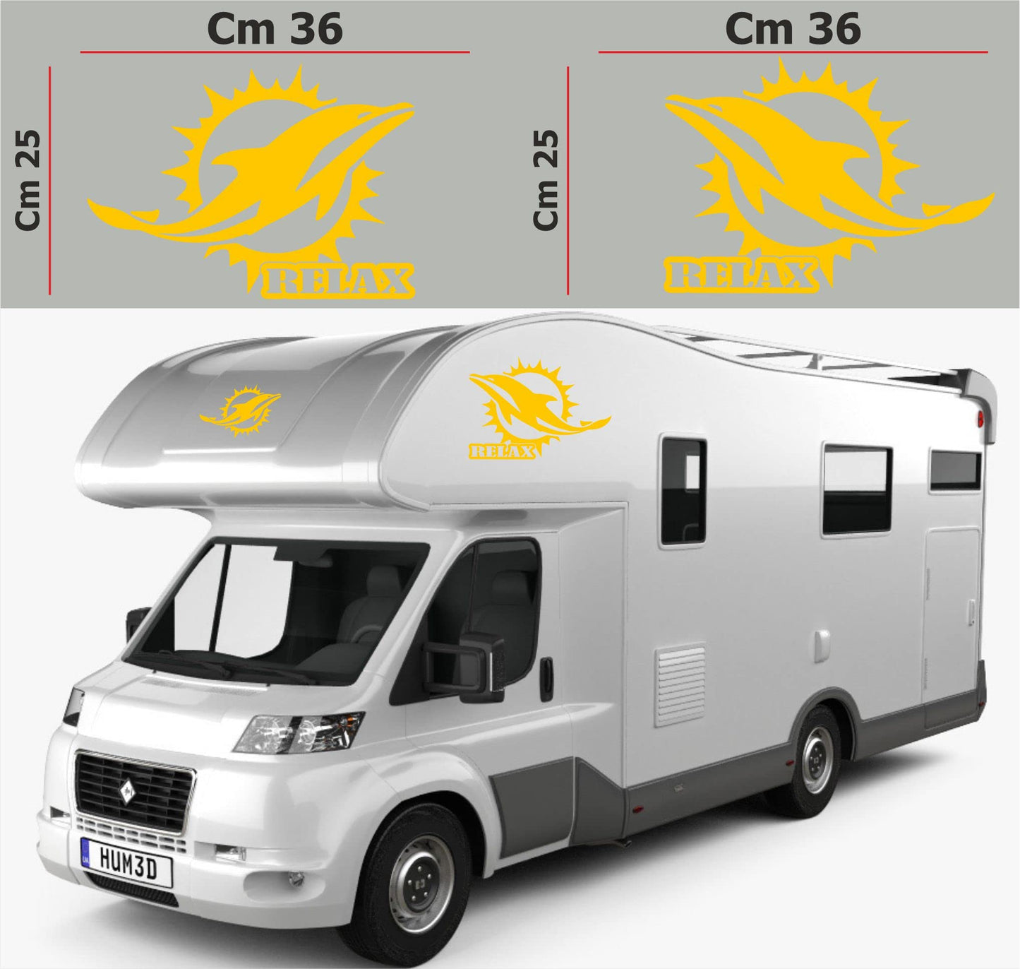 set adesivi decal vinile
