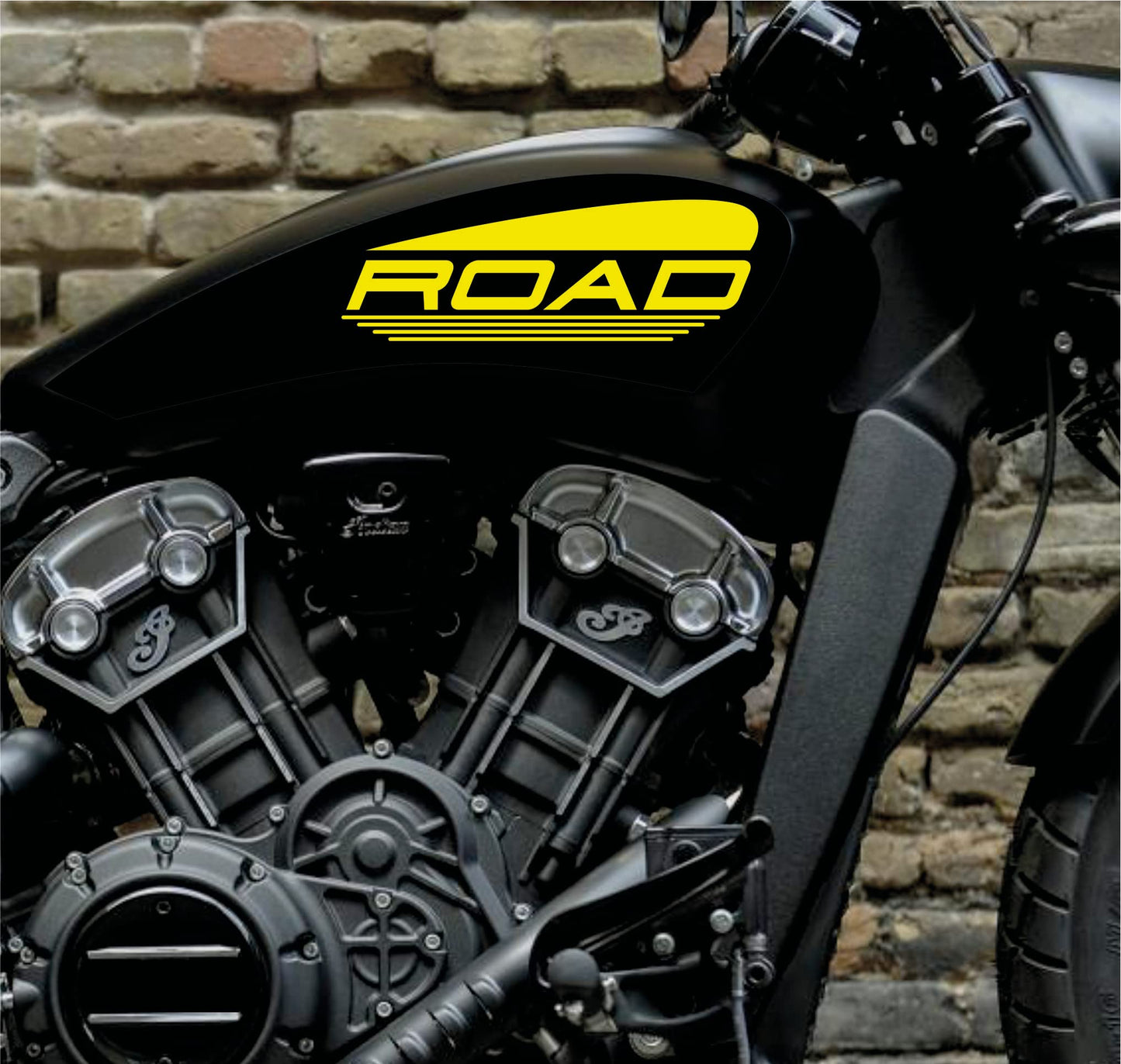 DualColorStampe Adesivi Compatibili con Indian motorcycle moto serbatoio DX-SX stickers Moto Motorbike ROAD COD.M0271 a €20.99 solo da DualColorStampe