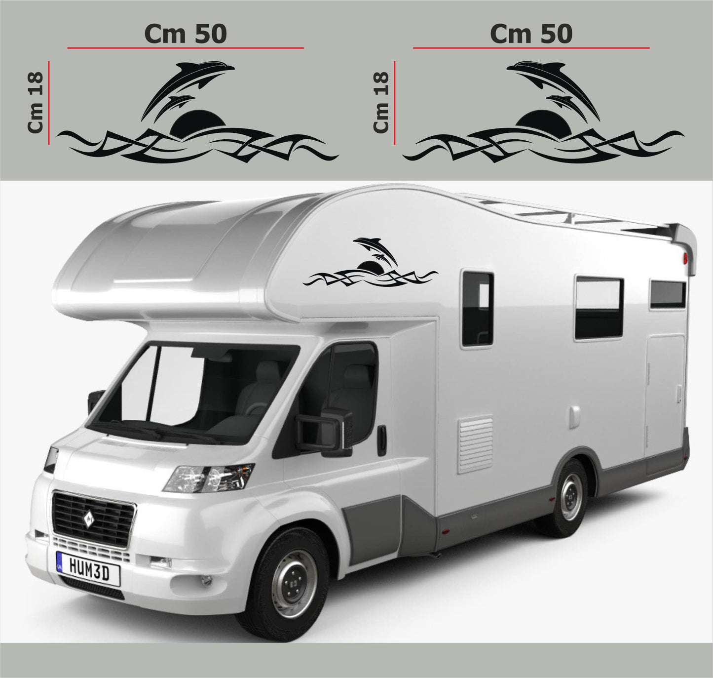 set adesivi decal vinile