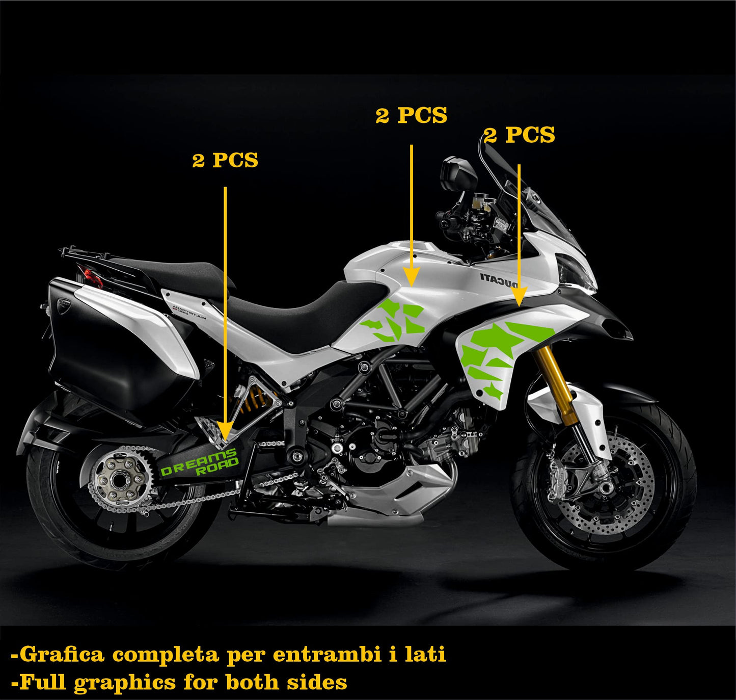 set adesivi decal vinile