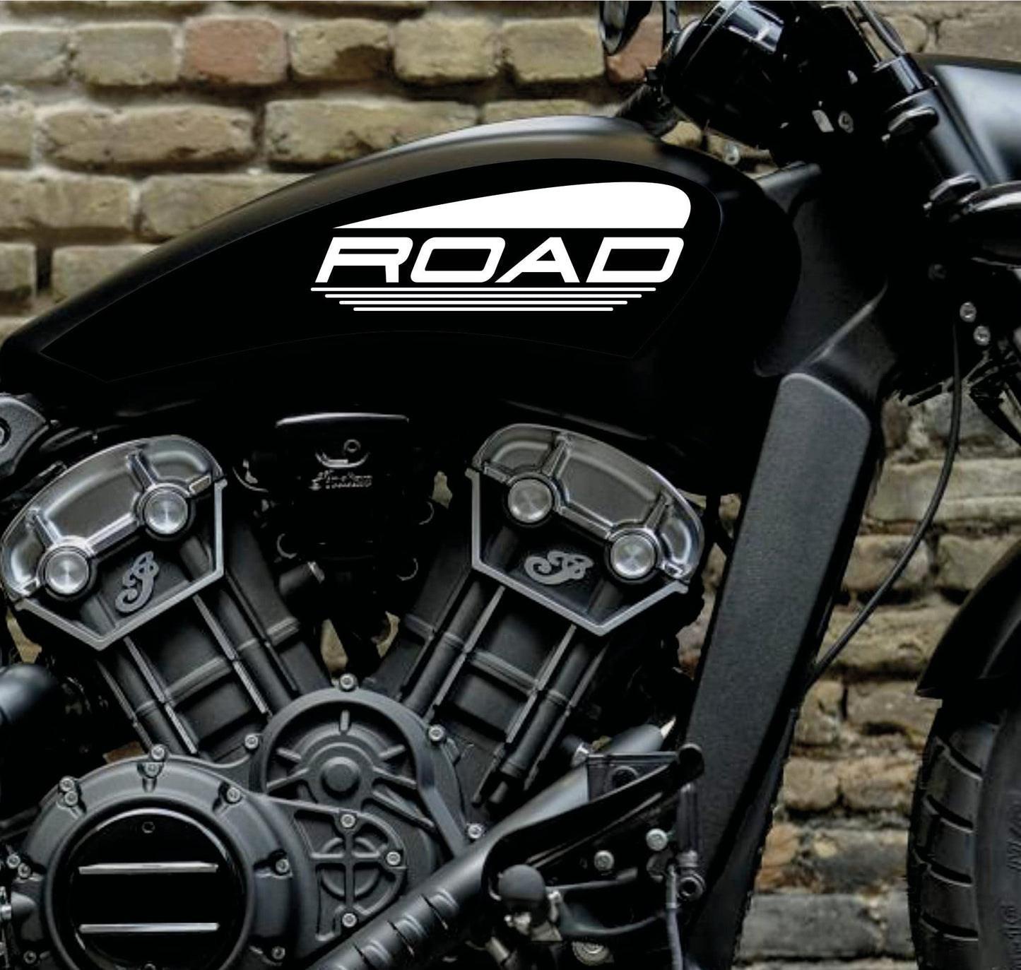 DualColorStampe Adesivi Compatibili con Indian motorcycle moto serbatoio DX-SX stickers Moto Motorbike ROAD COD.M0271 a €18.99 solo da DualColorStampe