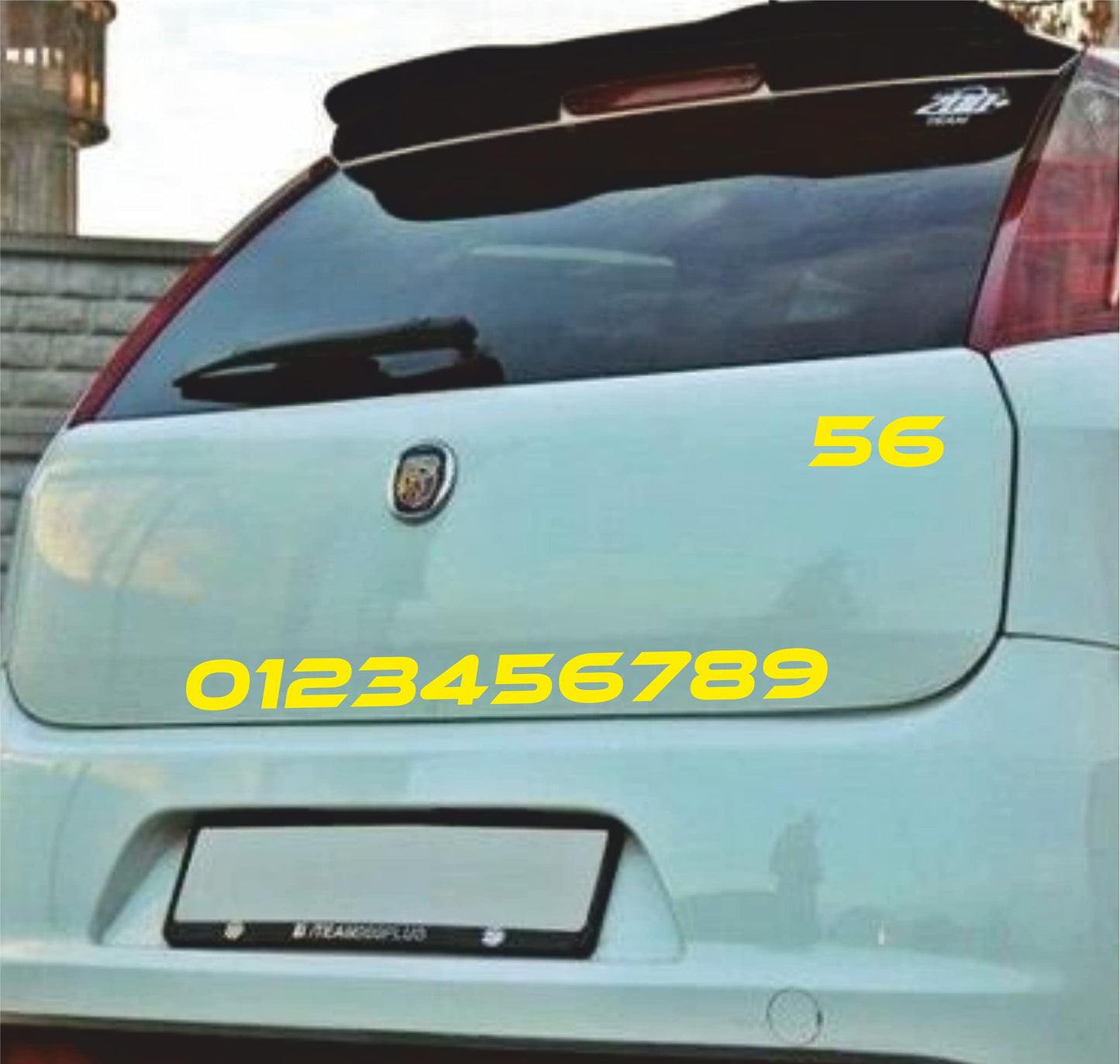 set adesivi decal vinile