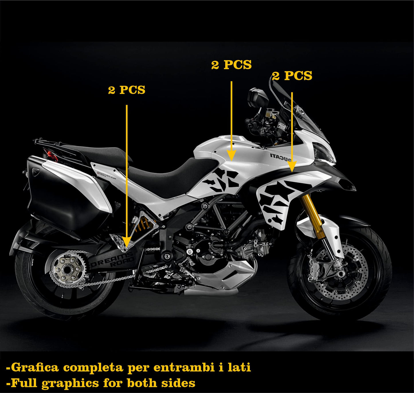 set adesivi decal vinile
